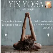 Yoga doux à la bougie
