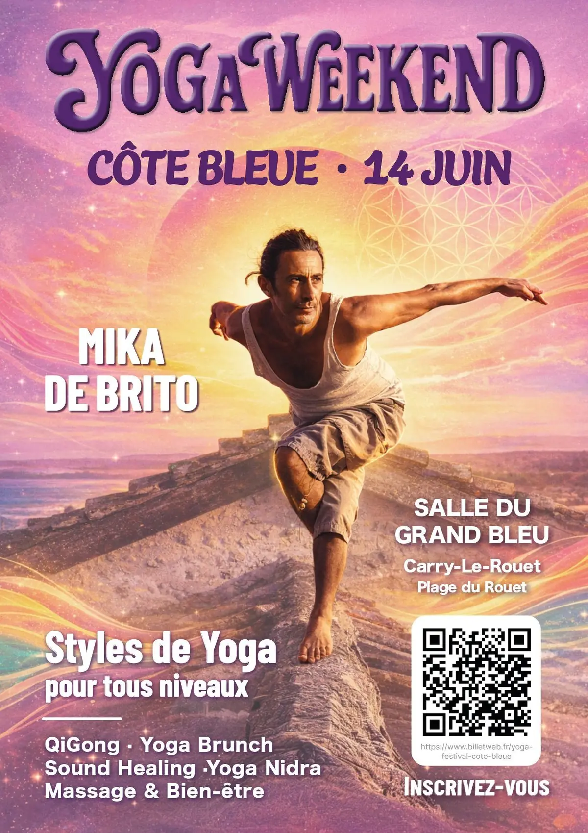 Yoga festival Côte Bleue par Happy Yoga