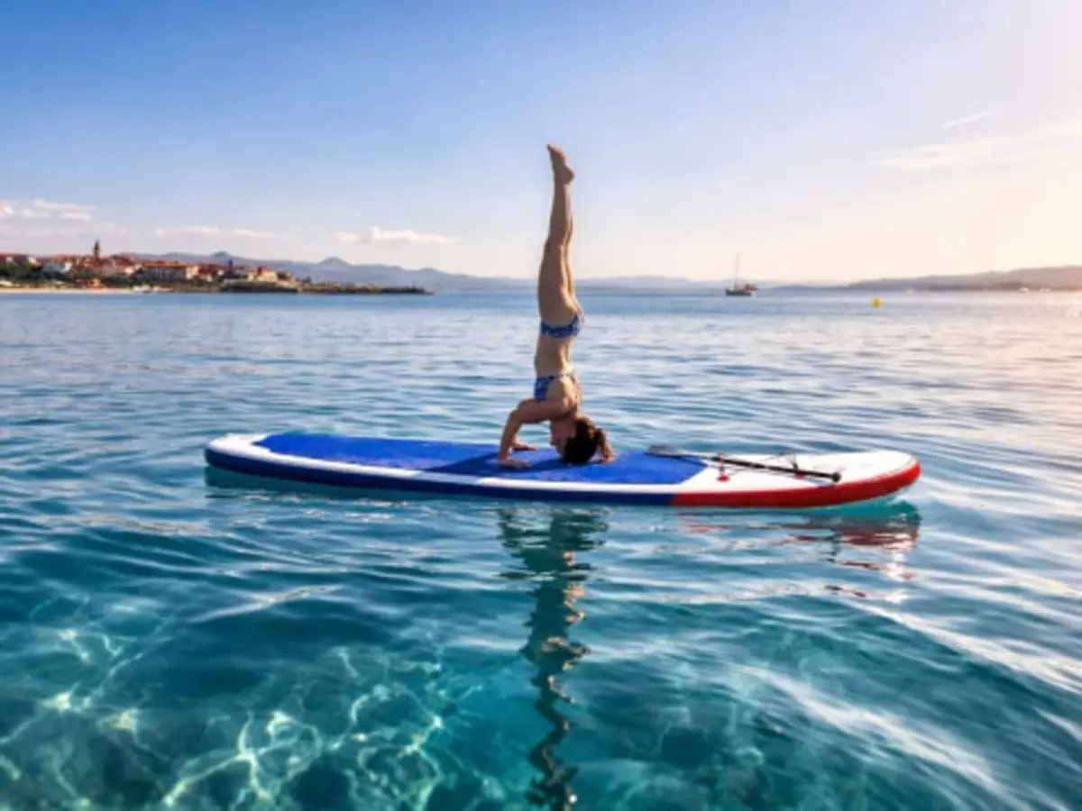 Yoga paddle à Hendaye (64)