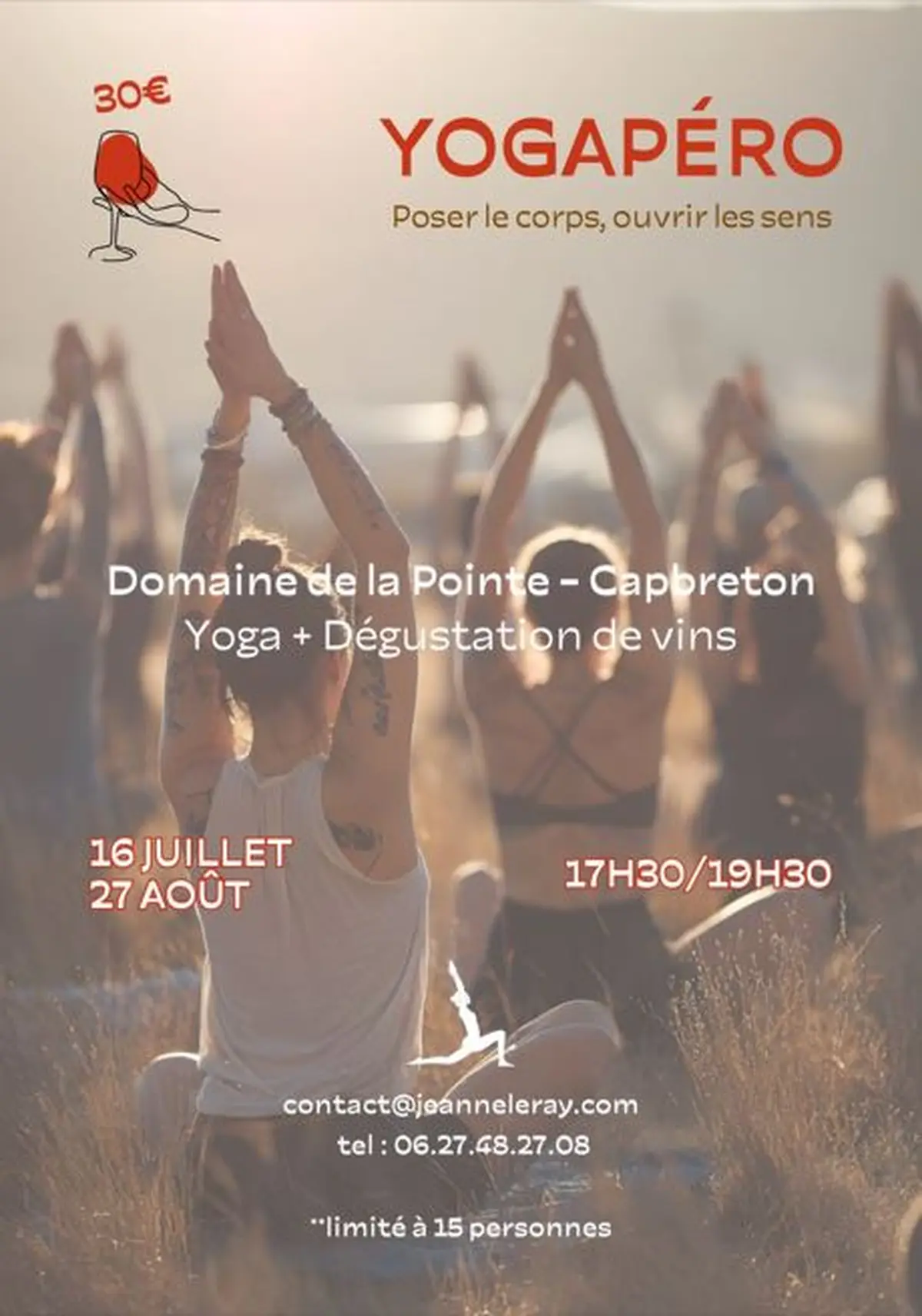 Yogapéro Domaine de la Pointe