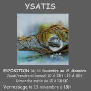 Ysatis, exposition et vernissage à l'Atelier-Galerie Le 10