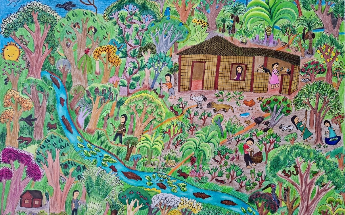 Liça Pataxo; Olhando com paciência o que tem na terra para a gente colher-3 - Espace Frans Krajcberg