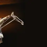 Zeus, le cheval métallique au MuAM - L'installation