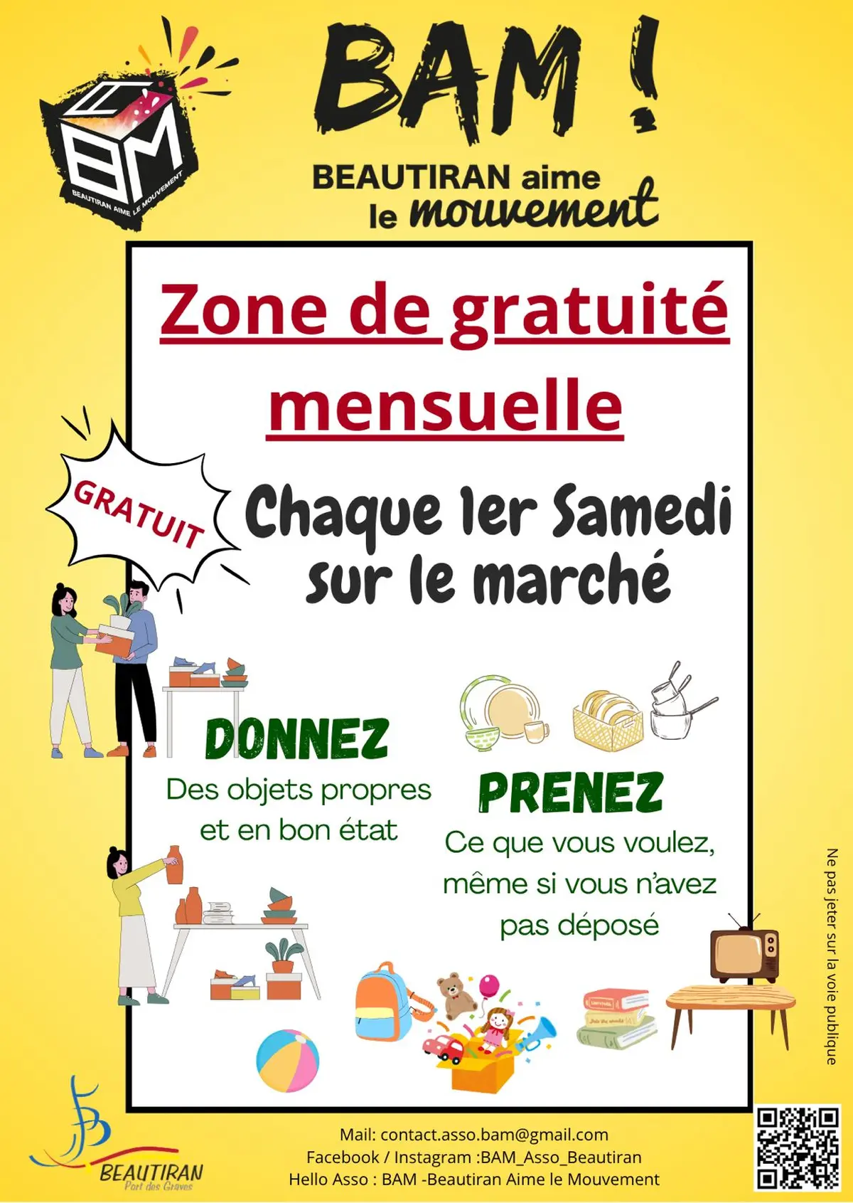 Zone de gratuité mensuelle de la BAM