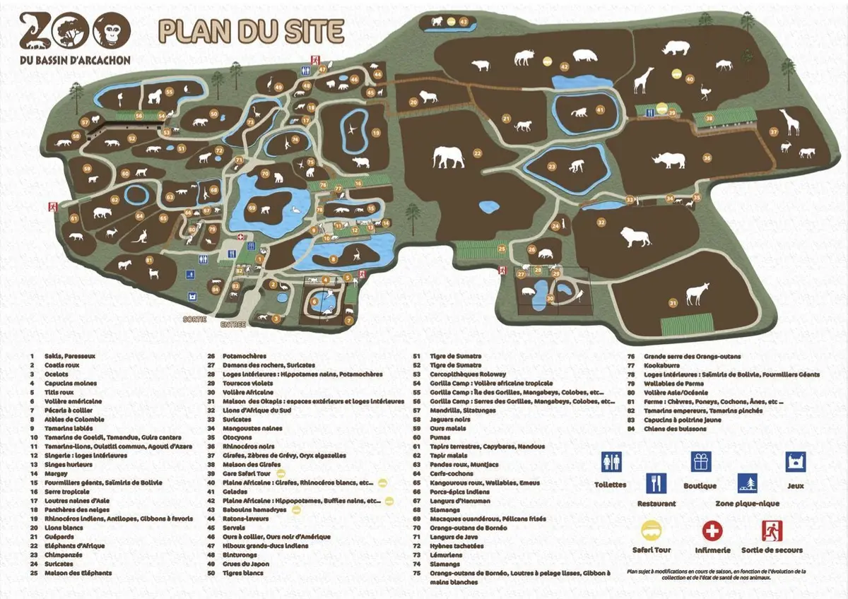 Zoo du Bassin d'Arcachon - Zoo de La Teste de Buch