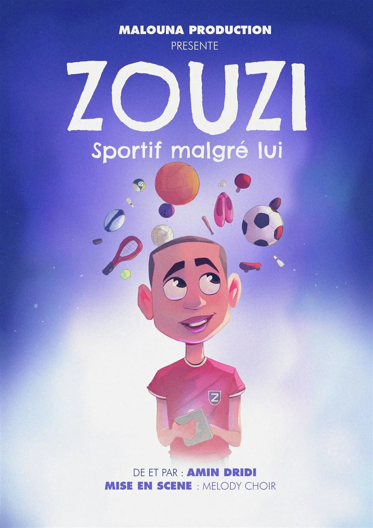 Zouzi, sportif malgré lui.