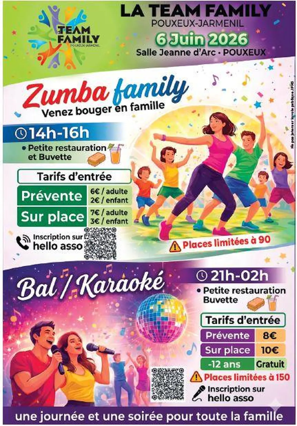 Zumba Family et bal karaoké