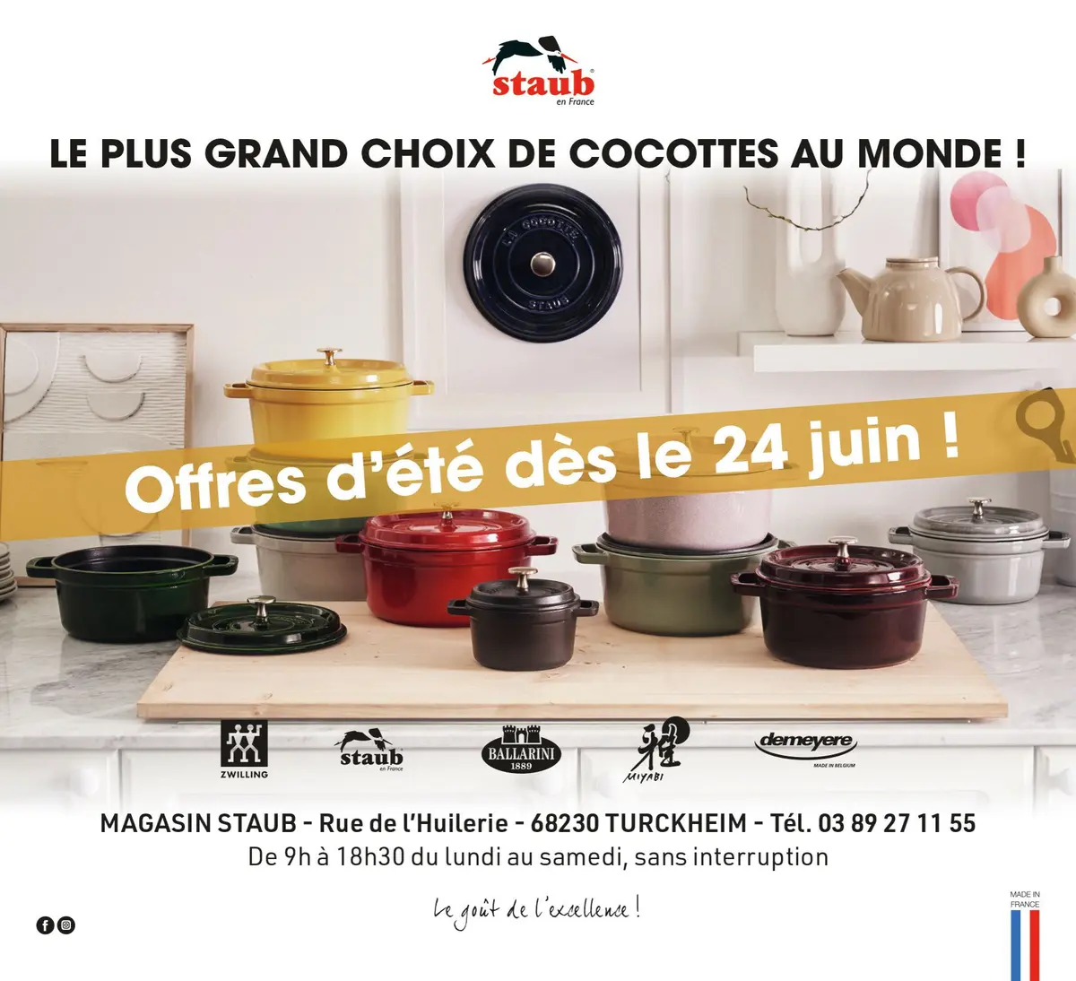 Zwilling Staub, la cuisine en grand